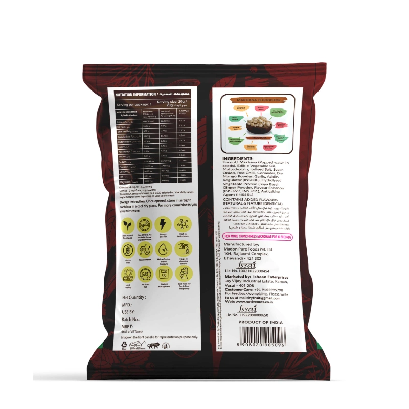 Nativenuts Makhana Magic Masala Pillow Pouch